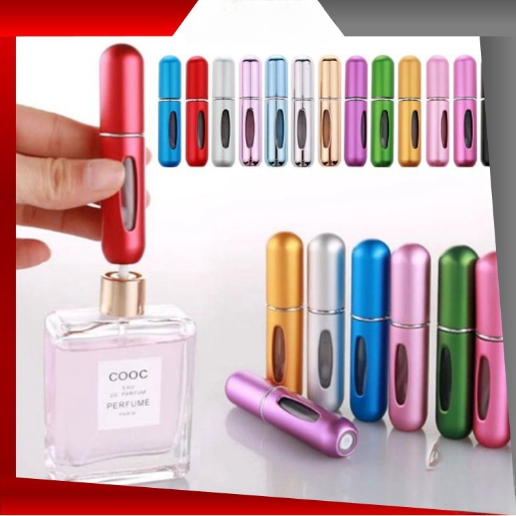 NN Botol Parfum Refill 5ML / Tempat Refill Parfum / Bottle Spray Aluminium /  Parfume Atomizer
