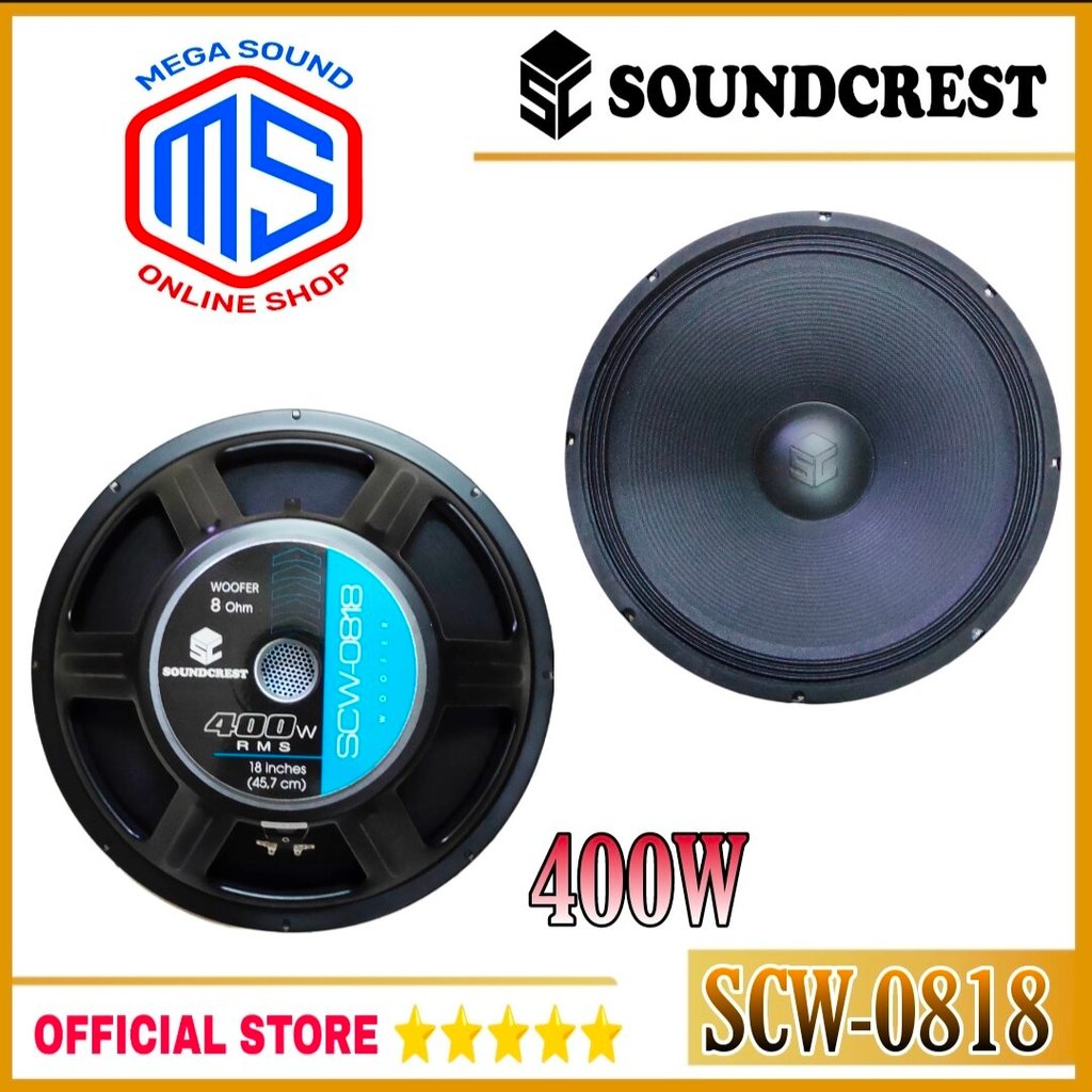 Speaker 18" inch Soundcrest SCW-0818 400W (2pcs)