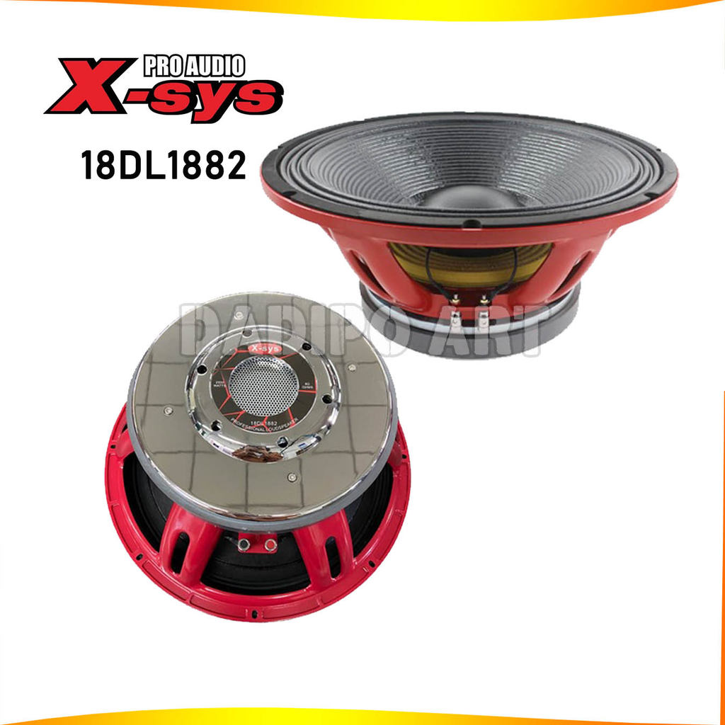 X-Sys Komponen Speaker Woofer 18DL1882 18inch 2500 Watt Original