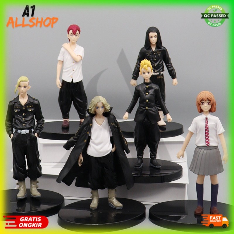 Pajangan anime action figure tokyo revenger mikey draken baji