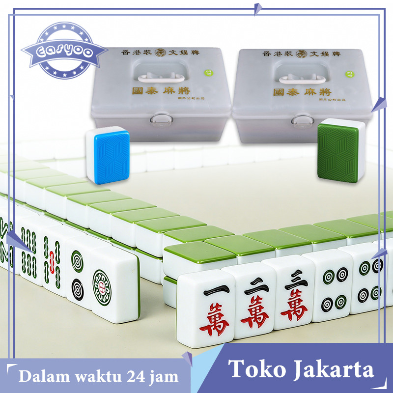 Permainan Mahjong Set Mahjong Catur Cina Mahyong Mahjong