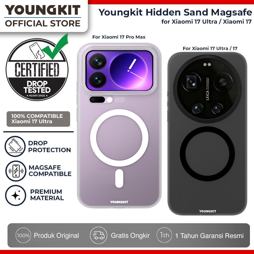 Youngkit Case Compatible For Xiaomi 17 Ultra / Xiaomi 17 Pro Max / Xiaomi 17 Pro - Hidden Magsafe Ca
