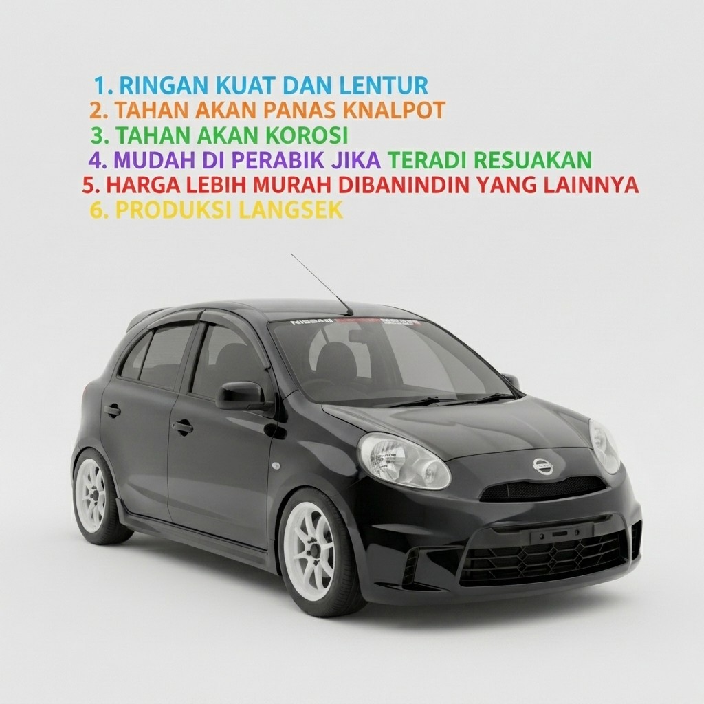 DISKON bemper nissan march autech body kit march autech bodykit march