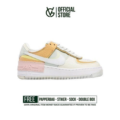 Sepatu Sneakers Nike Air Force 1 Shadow SE Spruce Aura  Original Authentic Unisex