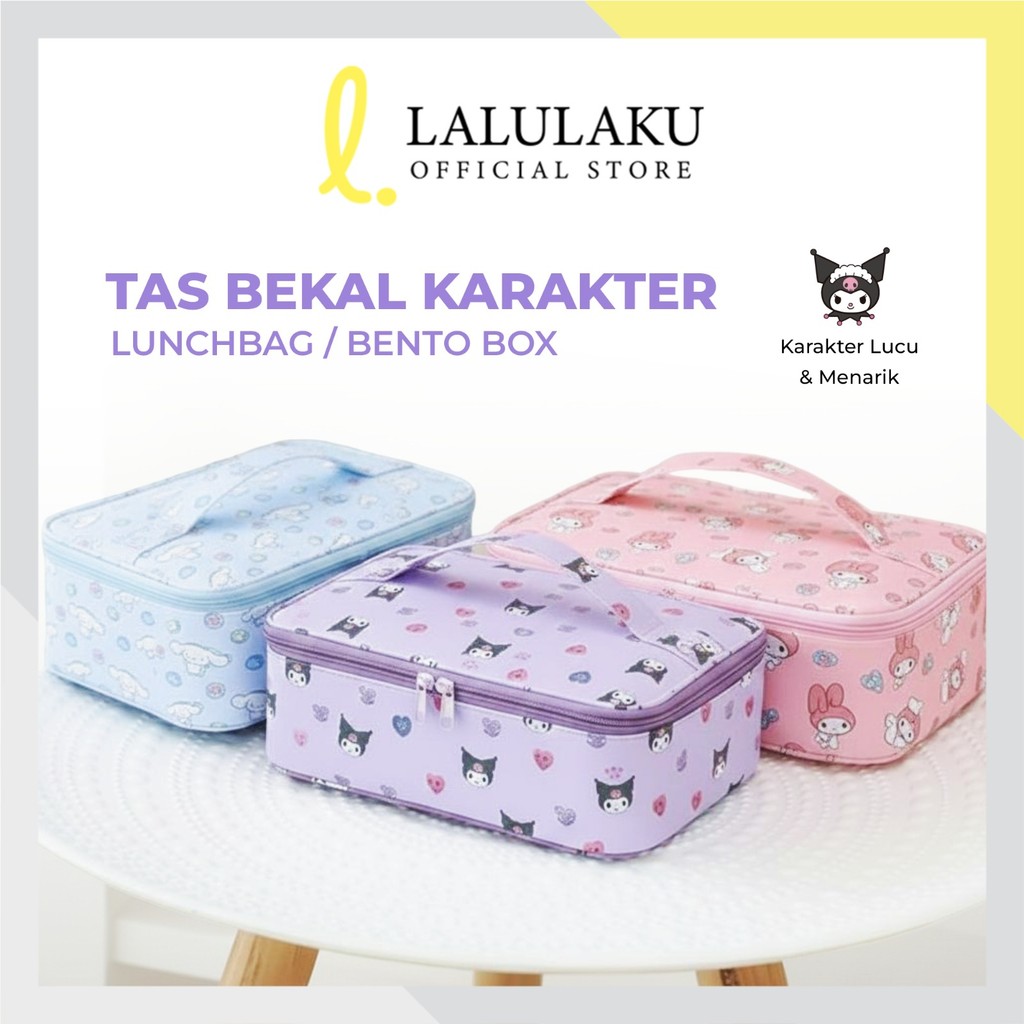 Tempat Bekal Karakter Anak Lunch Bag Handel Tas Bekal Anak TK SD PAUD Anak Laki-laki Perempuan