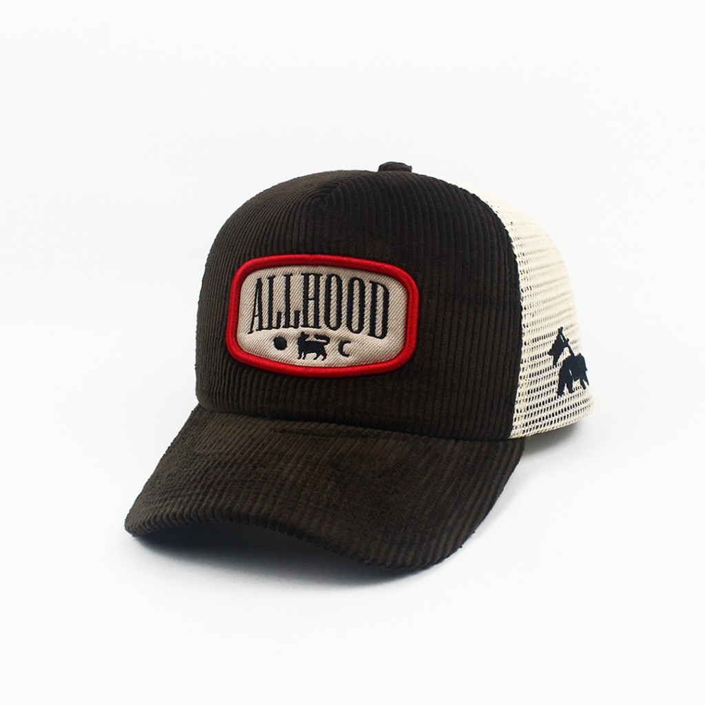 RANUWI Topi Trucker Allhood Corduroy WereWolves