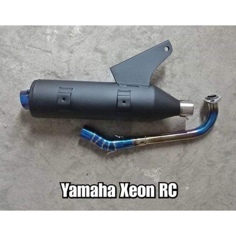 (rinaprasetyolaris) knalpot tsukigi xeon gt 125 xeon rc 125 knalpot standar racing ego lc xeon rc xe
