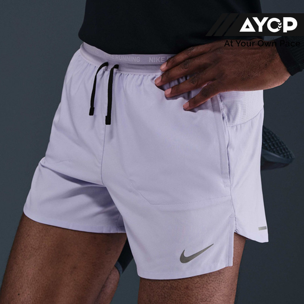 Nike Dri-FIT Stride 5-inch Brief-lined Men’s Running Shorts - Hydrangeas