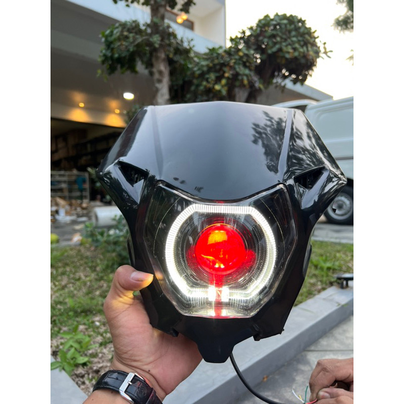 Lampu depan  CRF 150 2018 biled billed set batok