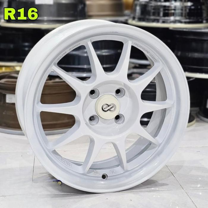 velg racing ring 16 ENKEI TARMAC LEBAR 7 velg mobil r16 velg brio jazz city freed vios yaris agya ca
