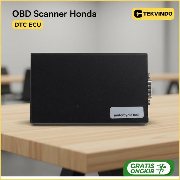 OBD Diagnostic Tool Scanner Motor Honda DTC Penguji Error ECU Alat Diagnostik Motor Presisi