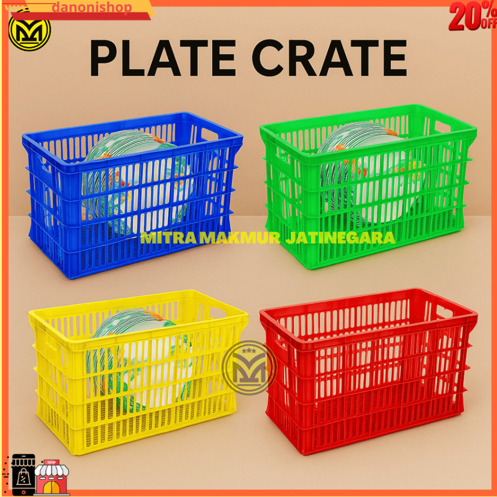 JUAL Keranjang Industri 2217 2219 L / Container Industri / Keranjang Piring Piring Krat Piring Hajat