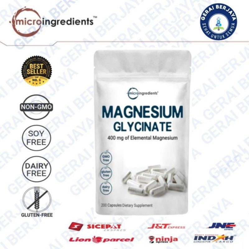 MICROINGREDIENTS ASLI MAGNESIUM GLYCINATE 400MG