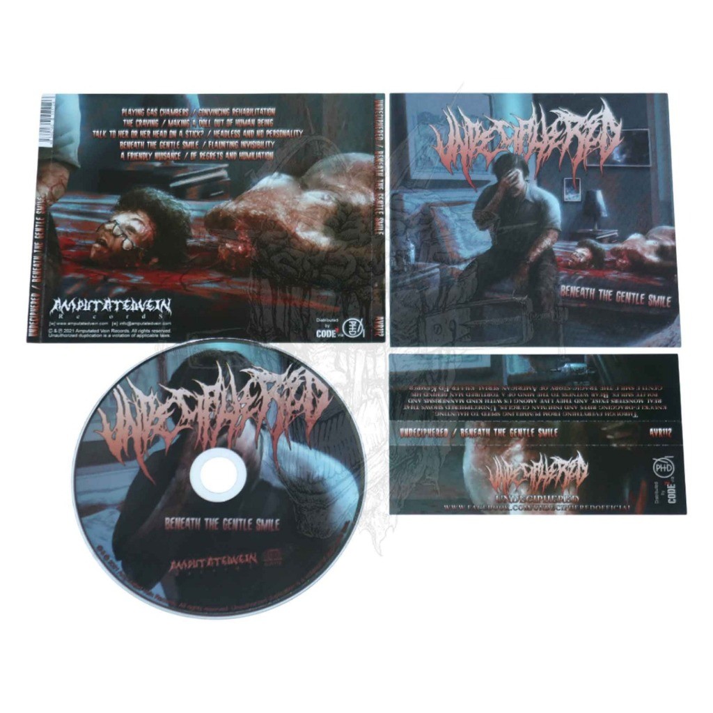 ORIGINAL & BERLISENSI - CD - UNDECIPHERED - BENEATH THE GENTLE SMILE | BRUTAL DEATH METAL | EXTREME 