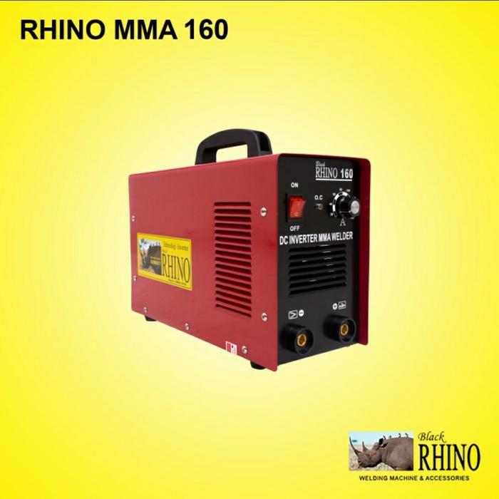 MESIN LAS RHINO ATAU TRAVO LAS RHINO MMA 160A MERAH - TOKO PERKAKAS001