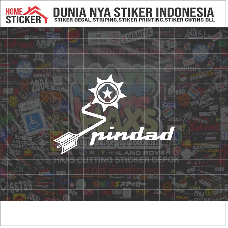 Cutting Sticker Logo Pindad Ukuran 8 Cm Untuk Motor Mobil