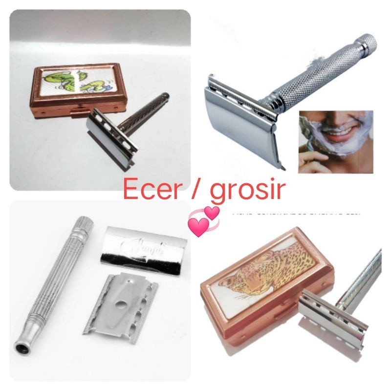 ALAT CUKUR JENGGOT BESI  WARNA GOLD / ALAT CUKUR JENGGOT ECER MURAH.