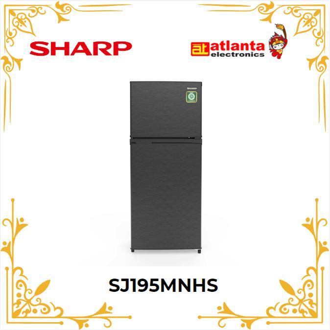 SHARP SJ195MNHS Kulkas 2 pintu 172 Liter SJ-195MN-HS / SJ 195MNHS
