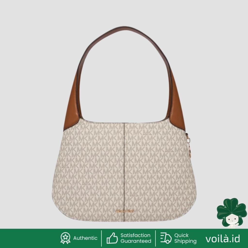Alice Hobo Bag Leather Vanilla Acorn