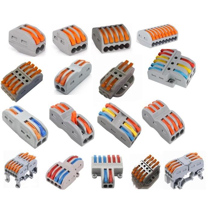 1Pcs Konektor Connector Wago PCT213 Connector Wago PCT-213 3pin 3 Pin Terimal listrik - PCT212