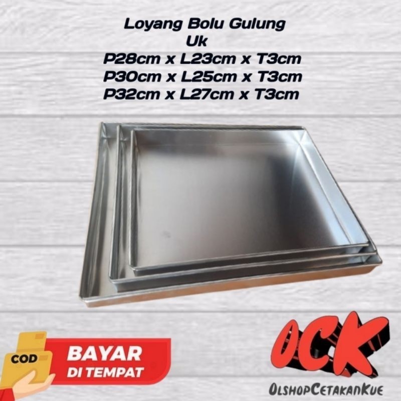 Loyang Bolu Gulung / Loyang Nastar / Loyang Oven Tangkring Listrik / Loyang Murah