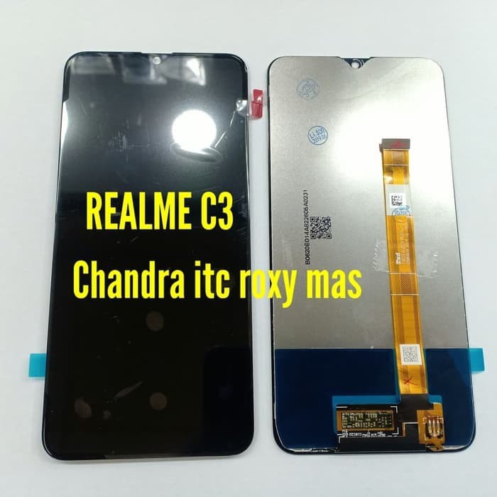 Fullset lcd touchscreen realme c3 original