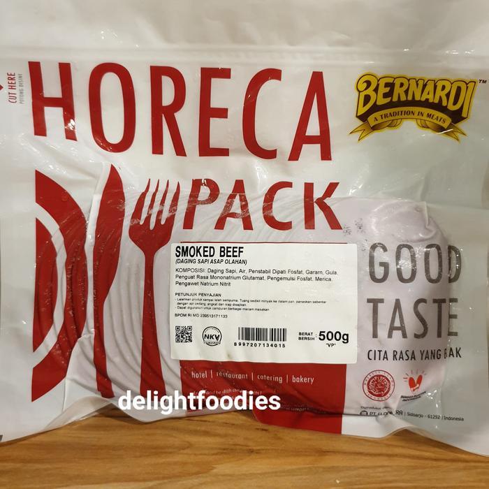 smoked beef bernardi horeca 500gr