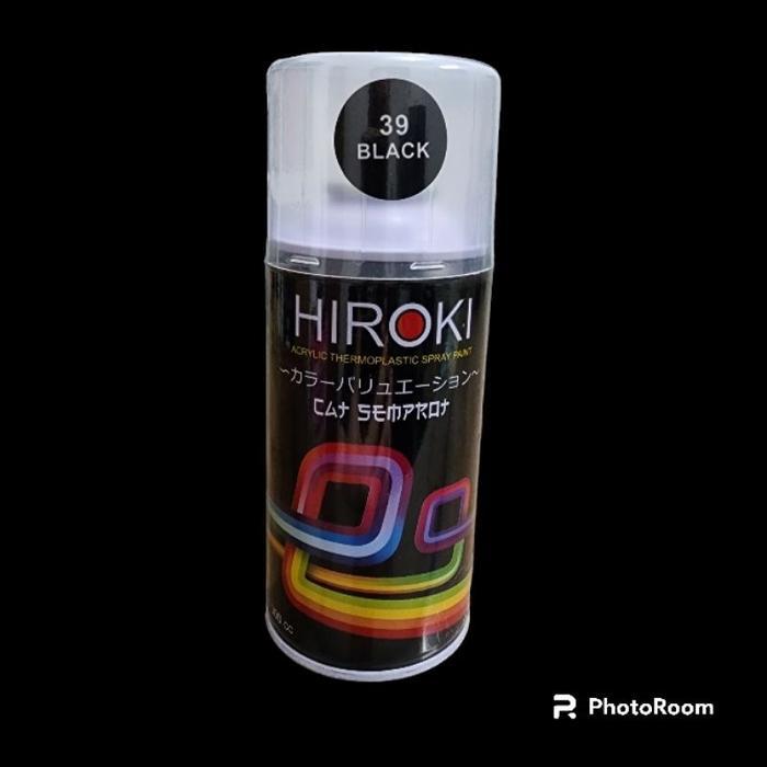 Cat Semprot Hiroki Warna Standar - Black, Cat Hiroki