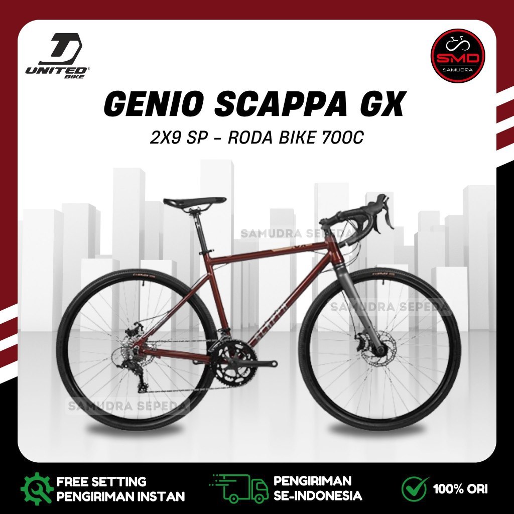 PROMO Sepeda Touring Gunung MTB Hybrid Genio Scappa GX // Genio Scappa S2 Alloy Murah BDG