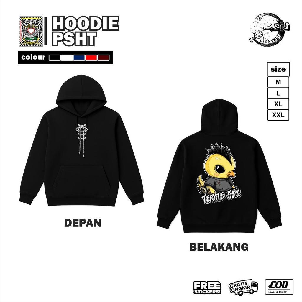 DIONYSUS CLOTH Jaket Hoodie Zipper PSHT Desain Terbaru PSHT Terate Kids Fashion Pria Wanita Sablon D