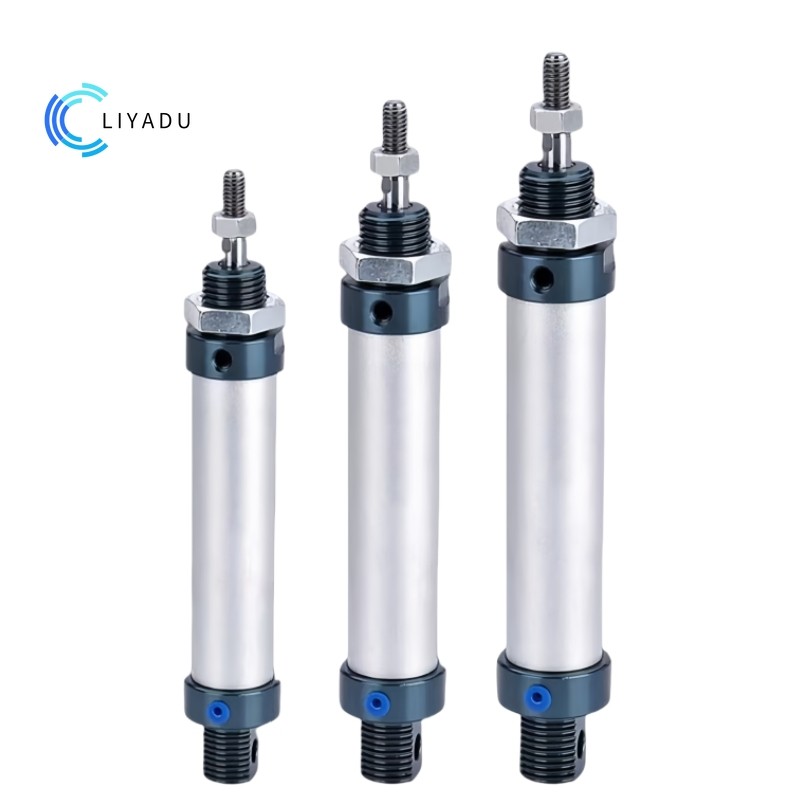 MAL16/20/25/32/40mm Bore Pneumatic Mini Cylinder 25/50/75/100/200/300mm Stroke Single Lever Pneumati