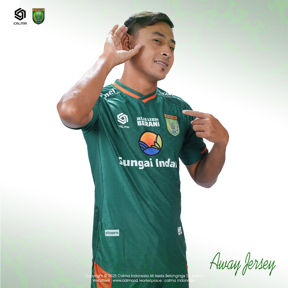 Jersey Player Issue Persibo Bojonegoro Away 2025/2026 by Calma Indonesia
