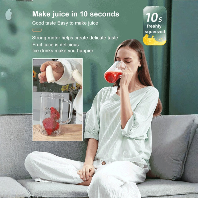 Gelas juicer mini multifungsi portabel (juicer isi ulang)