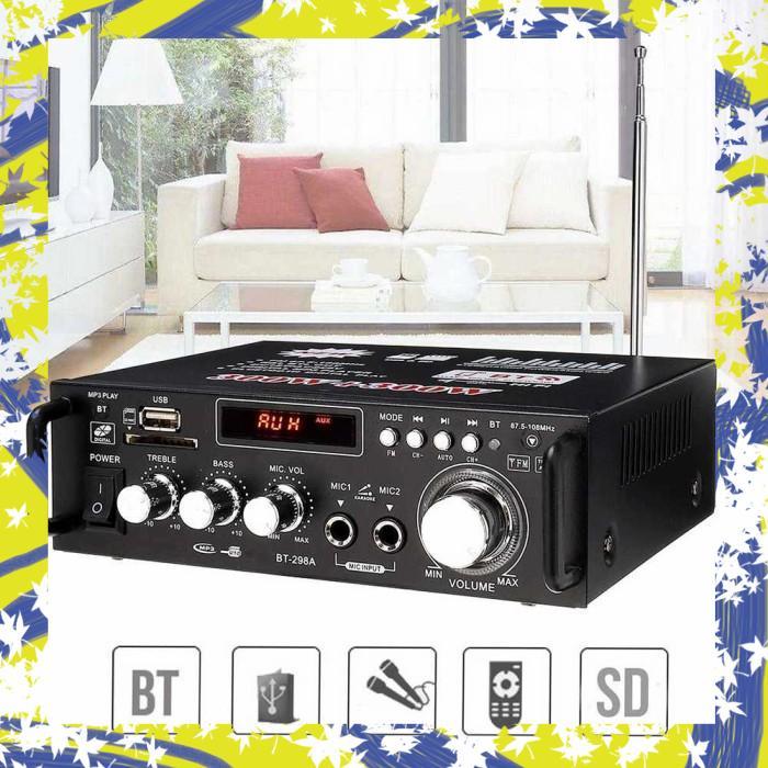 Taffware Bluetooth EQ Audio Amplifier Karaoke FM Radio 600W AMPLI