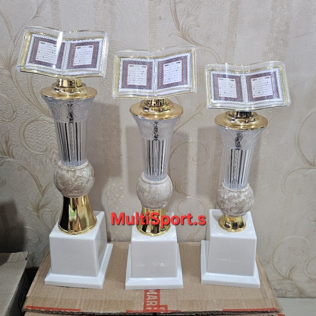 PIALA TROPHY BUKU ALQURAN PRESTASI MANASIK MTQ B.205 MARMER