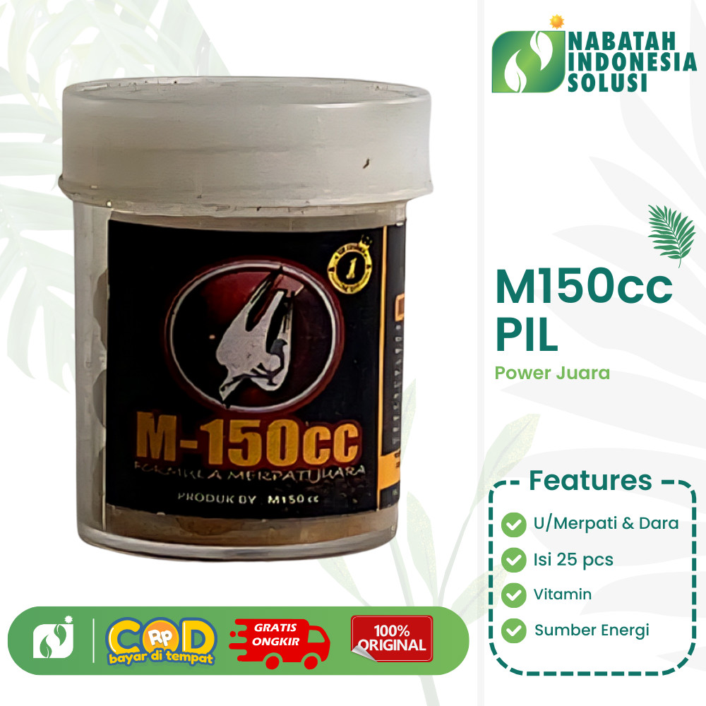 M150CC PIL ISI 25PCS VITAMIN BURUNG DARA ATAU MERPATI KEMASAN EKONOMIS