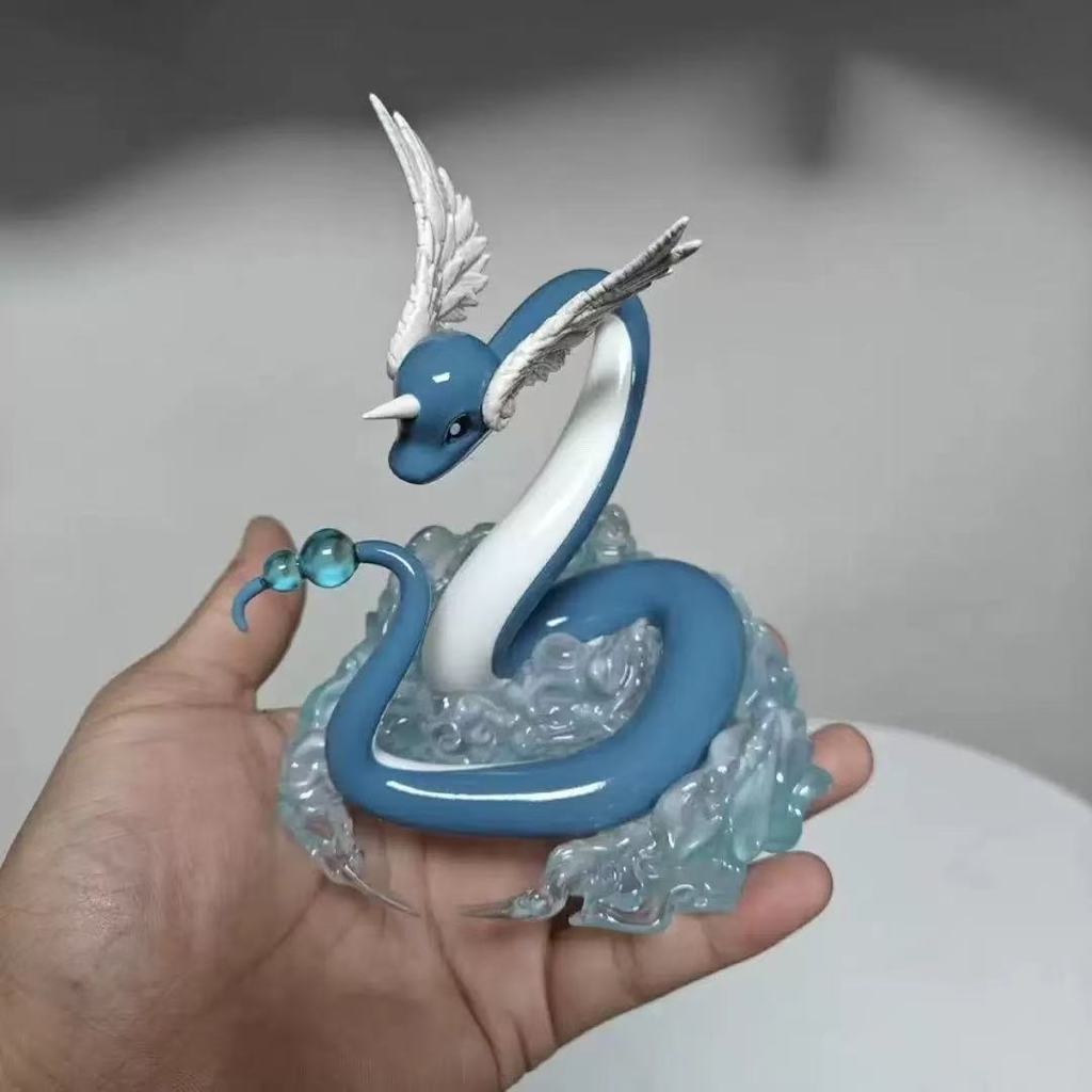 Anime Pokemon Figure Dragonair Action Figure Samuel•Oak Kawaii Decor Toys Collect Decoration Model B