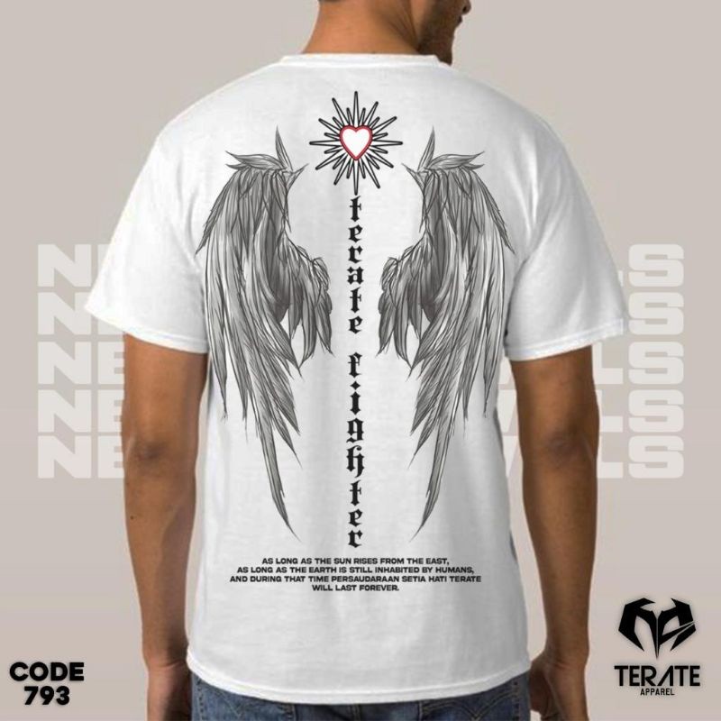 KAOS TERATE FIGHTER SAYAP PUTIH || PSHT FIGHTER