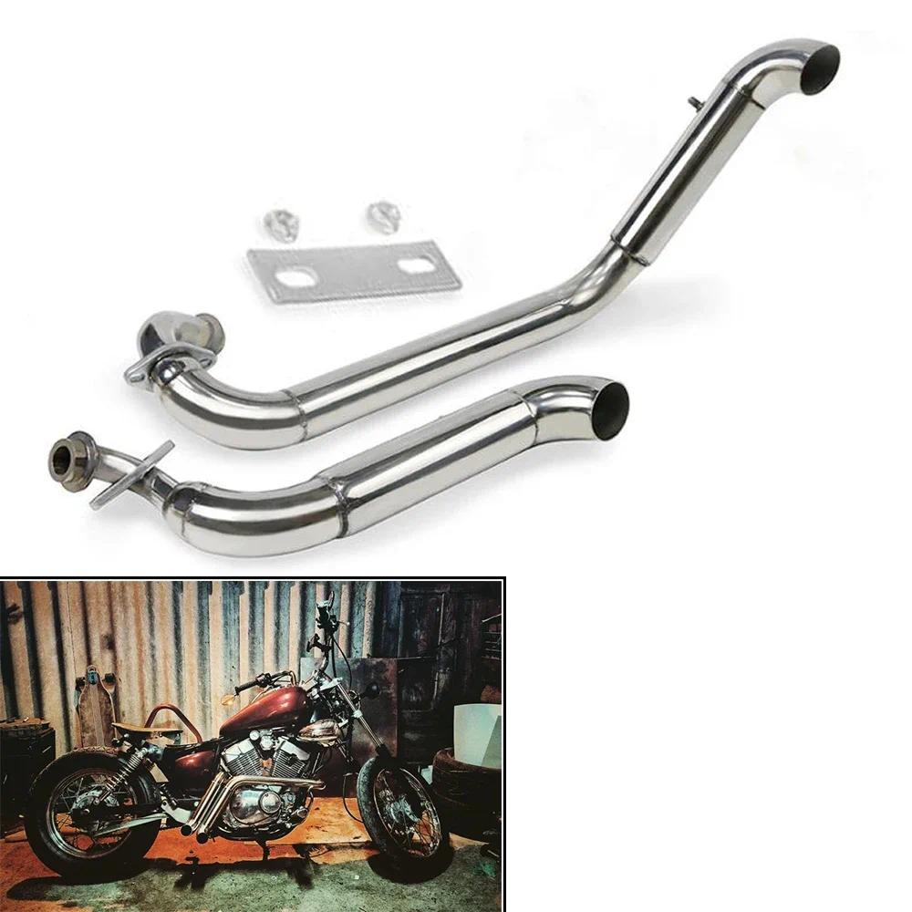 For Yamaha Virago 250 XV125 XV 125 XV250 XV 250 Motorcycle Exhaust Pipe Muffler Full Exhaust Drag Pi