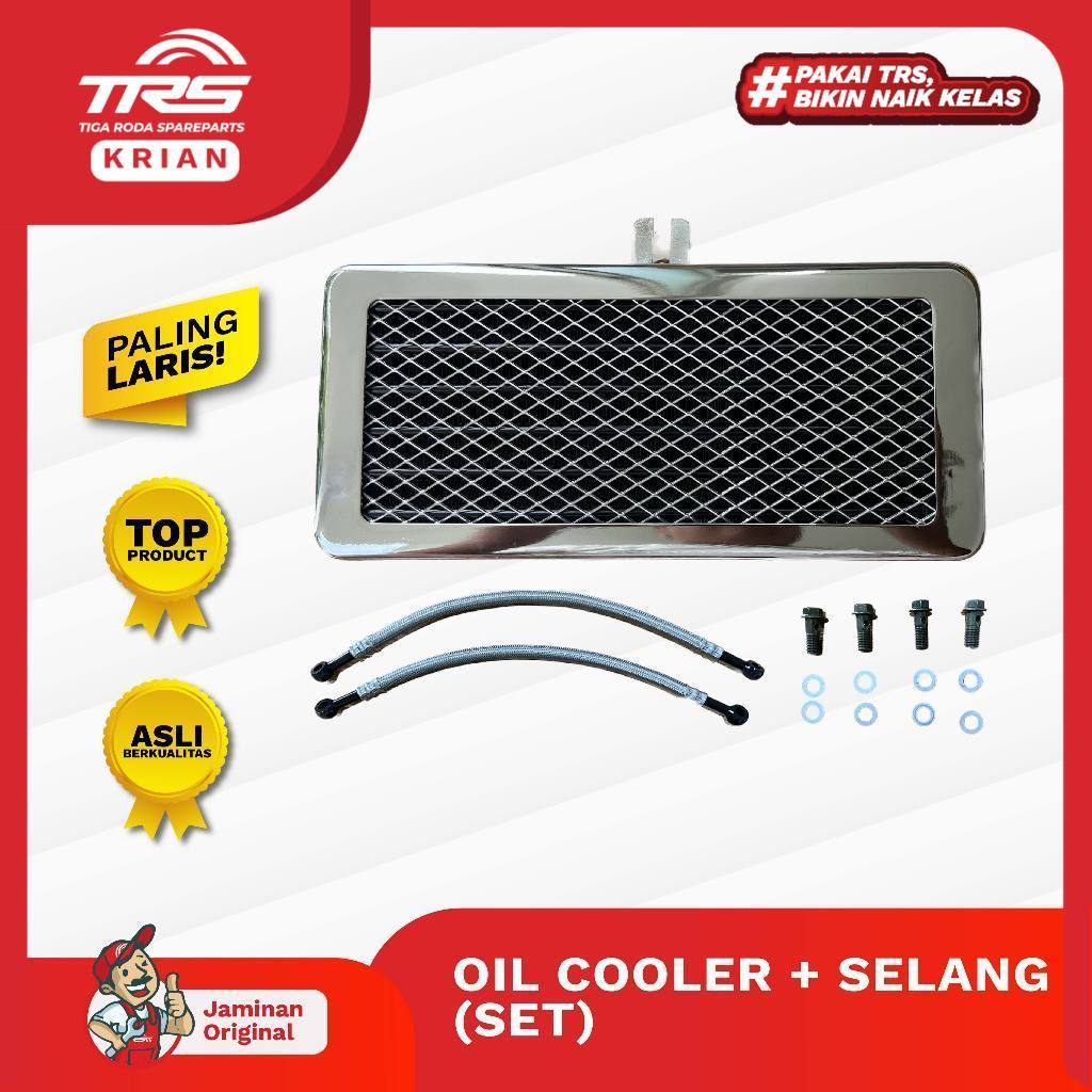 TRS Oil Cooler Set Tossa Hercules Viar Tipe Non Radiator Spareparts Original TRS KRIAN