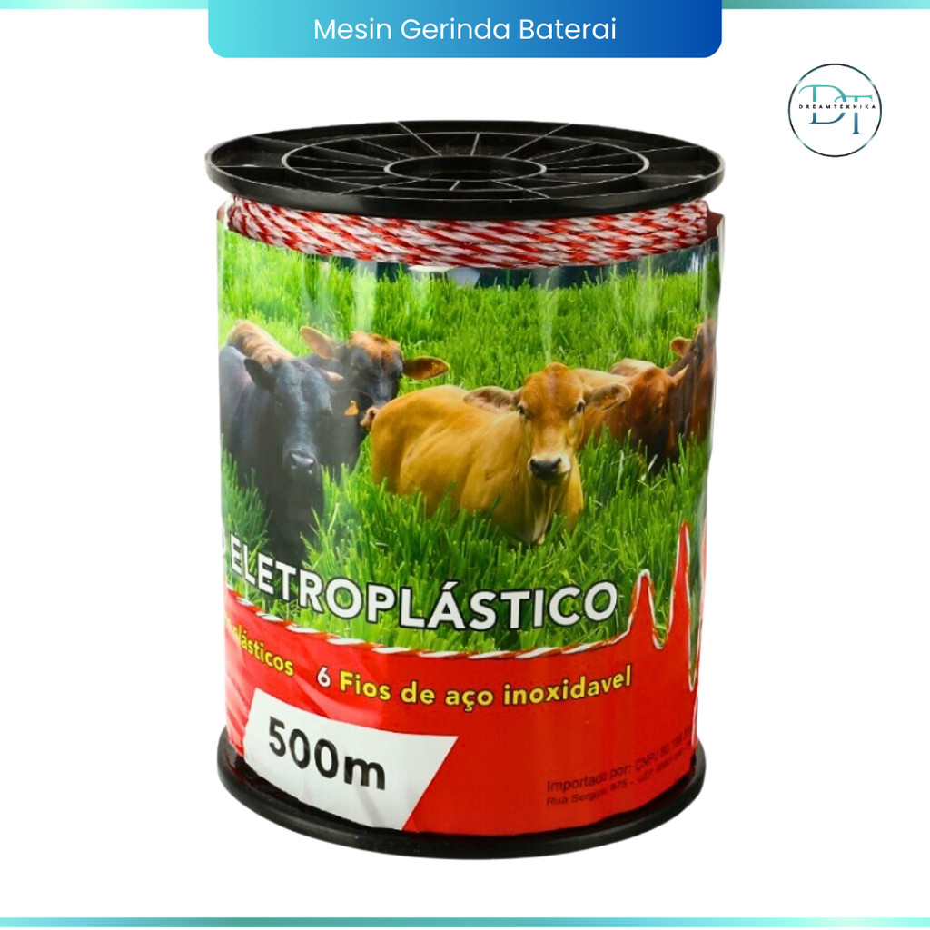 Kawat Listrik Polytwire diameter 2.5mm Kabel Kawat Serabut Pagar Listrik 500M