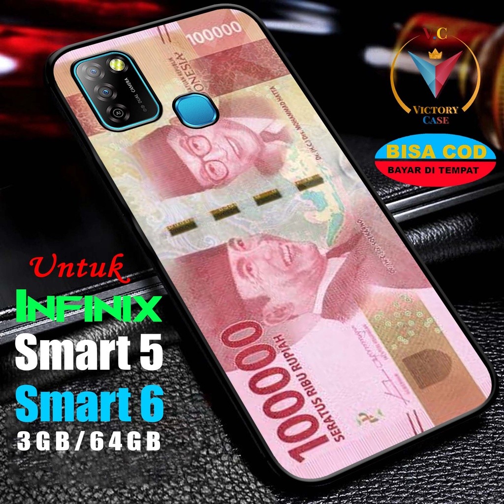 Case INFINIX SMART 5 SMART 6 3GB/64GB  Victory Case Motif [ U4NG ] Case Hp Glossy Casing Hardcase So