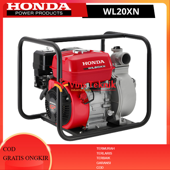 Alkon Irigasi WL20 XN Mesin Pompa Air Bensin Pompa Air Irigasi Pompa Alkon Gasoline Water Pump 2" WL