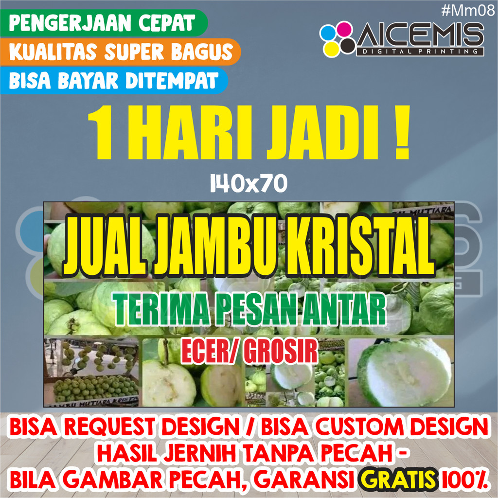 Banner Berdiri Alpukat Kocok / Spanduk Makanan / Spanduk Banner Jualan / Spanduk Ulang Tahun / Spand