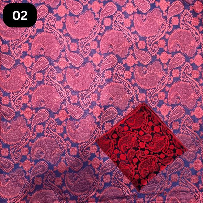 ARCHIE POCKET SQUARE sapu tangan saku sapu tangan kantong sapu tangan jas - 02