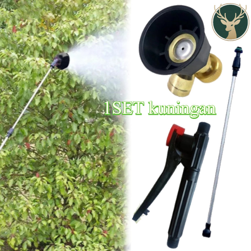 3PCS/set  Paket Lengkap Stik Sprayer Handel Stik Sprayer Elektrik +Nozzle Sprayer Selang +Stop Kran 