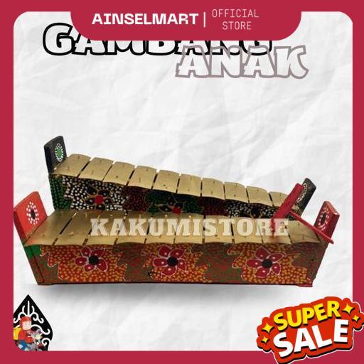 Mainan Anak Gambang Alat Musik Tradisional ( 10 Bilah ) Kk276 Kualitas Juara GA