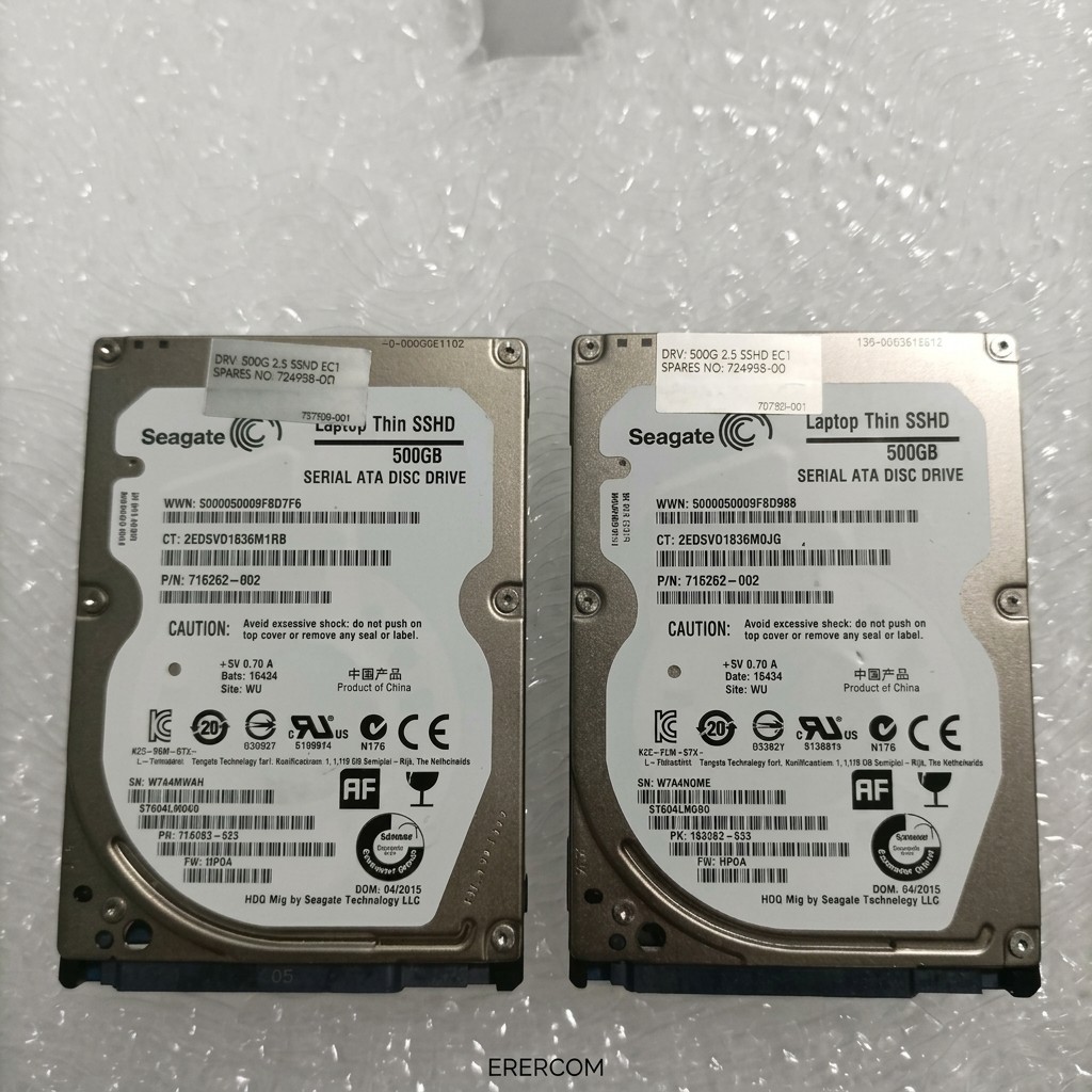 Hdd SSHD Hardisk internal Laptop 500 GB Merk Seagate Laptop Thin SSHD model Slim tipis