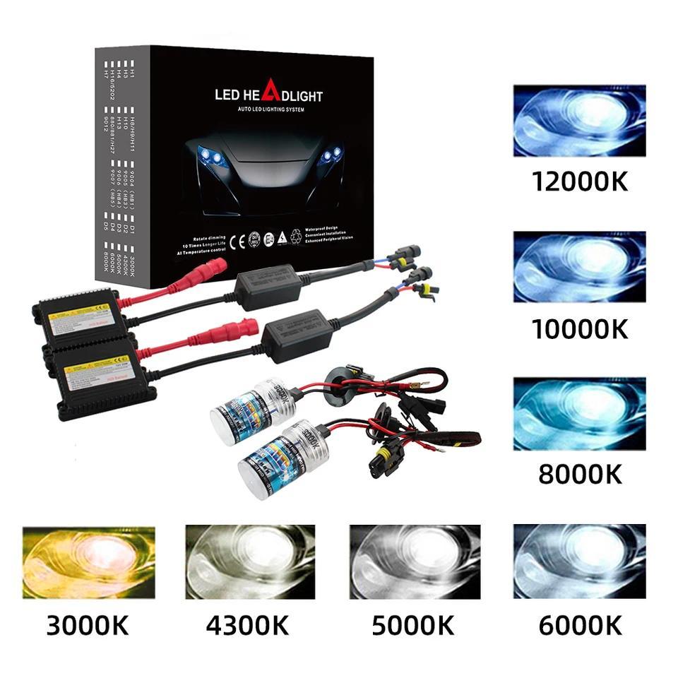 Kit Ballast Slim Xenon H7 35W 55W, Bohlam Lampu Depan HID Xenon 12V H1 H3 H11 h7 xenon hid kit 4300k
