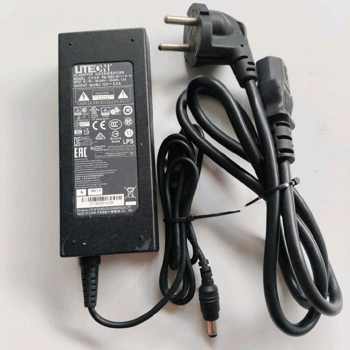 adaptor 12v 5a samsung+ kbl ac 8 - lite on